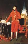 Jean Auguste Dominique Ingres Napoleon Bonaparte in the Uniform of the First Consul (mk04) china oil painting reproduction